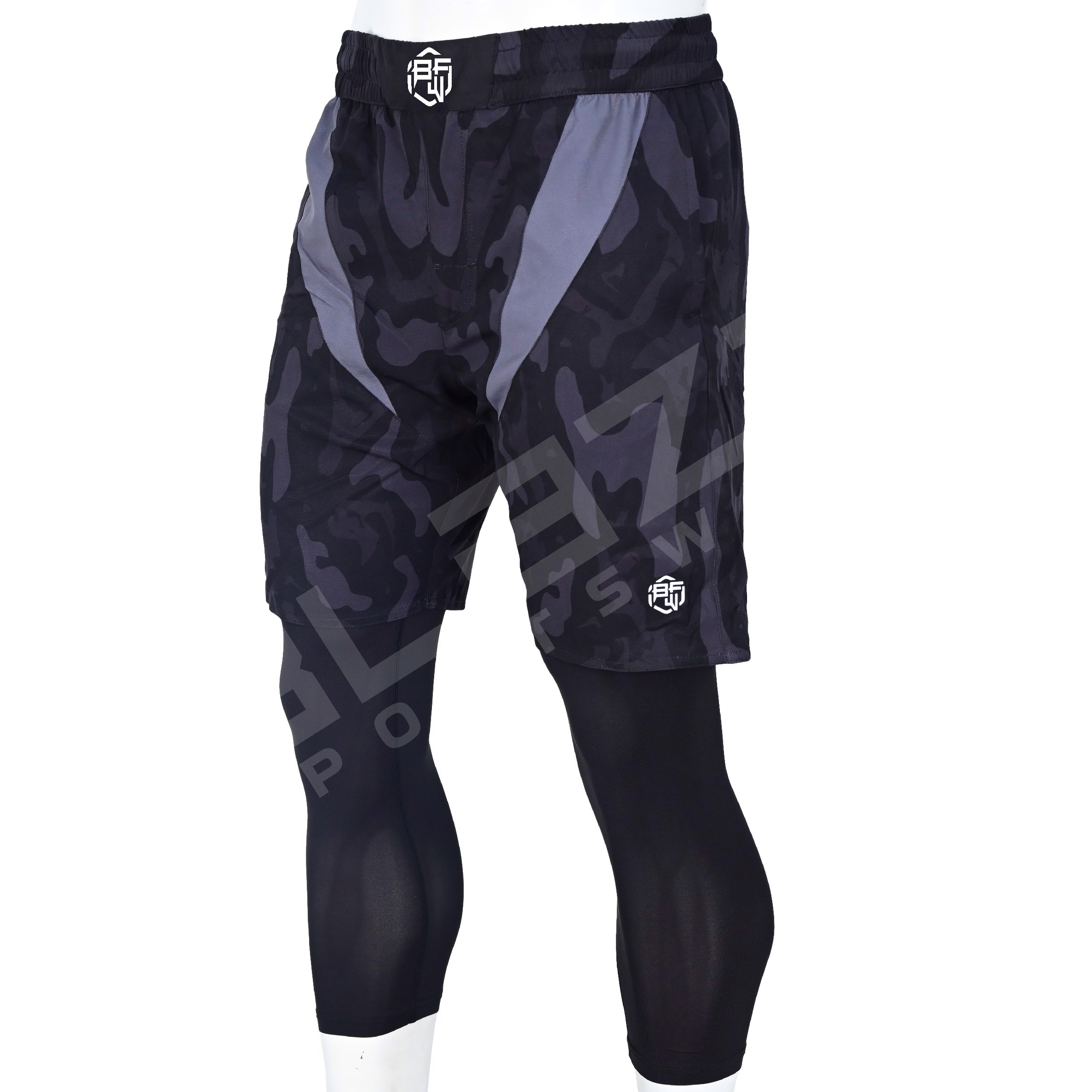 OEM Gym Shorts Custom Compression Sweat Training Workout Fitness Athletic Sports Men - view 5