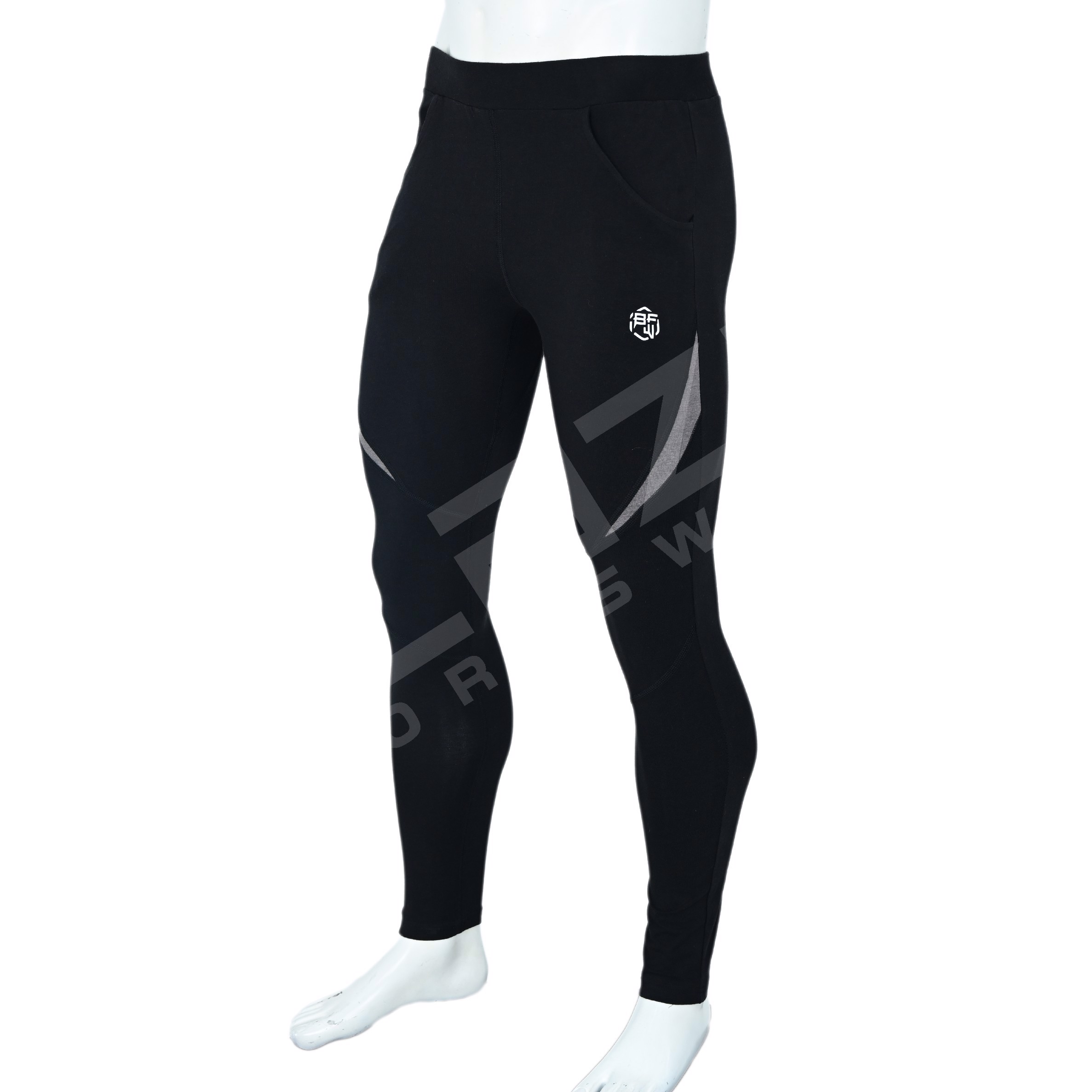 wholesale Custom Design men tights running pant athelete leggings light weight breathable pant  - view 3