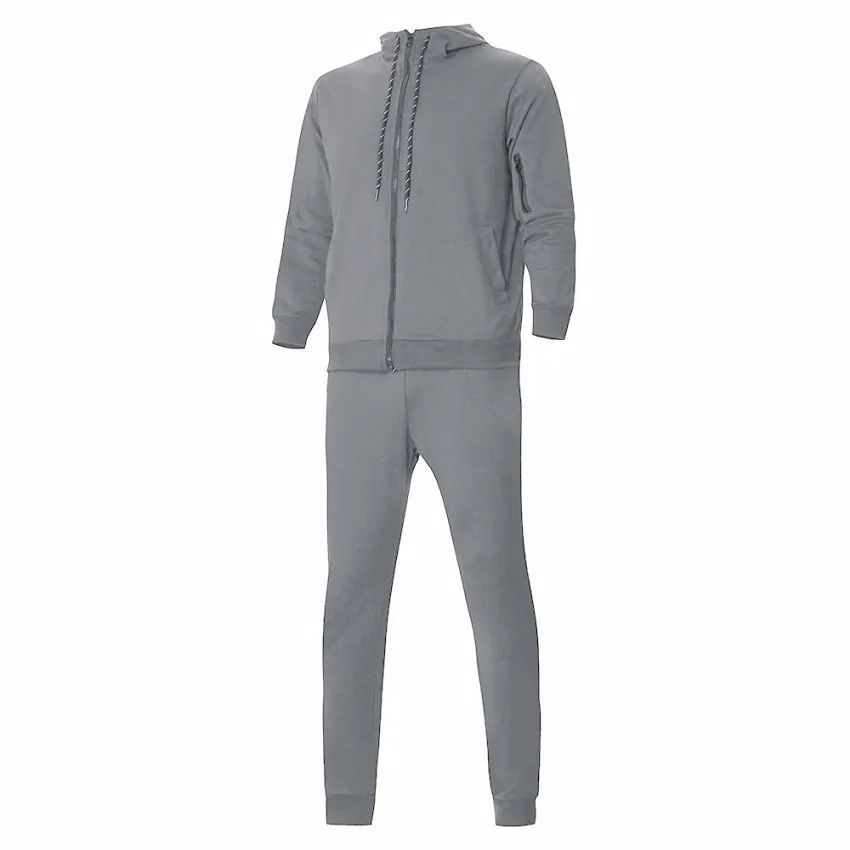 wholesale custom logo male sweatsuit men polyester track suit - view 2