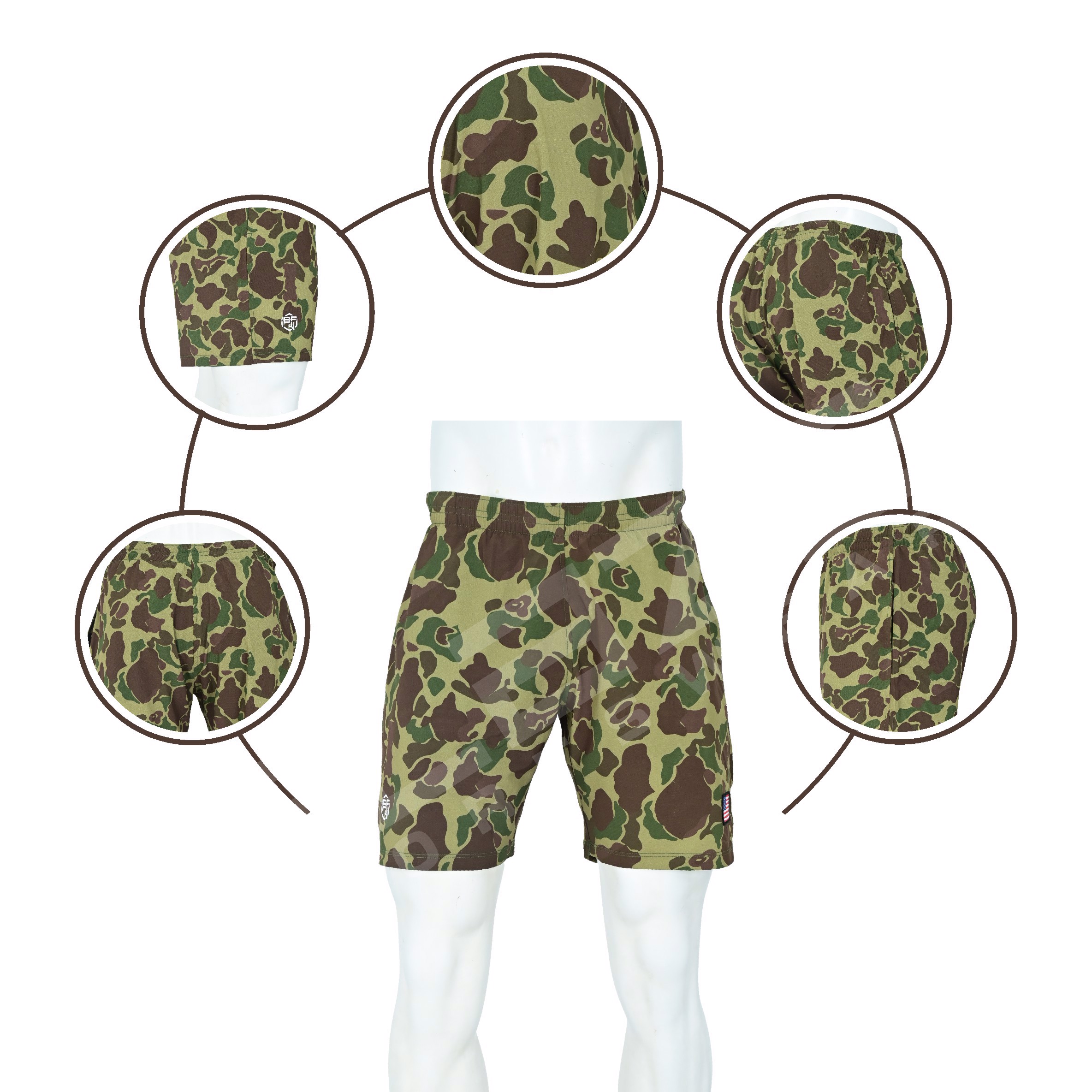 OEM Gym Shorts Custom Compression Sweat Training Workout Fitness Athletic Sports Men - view 6