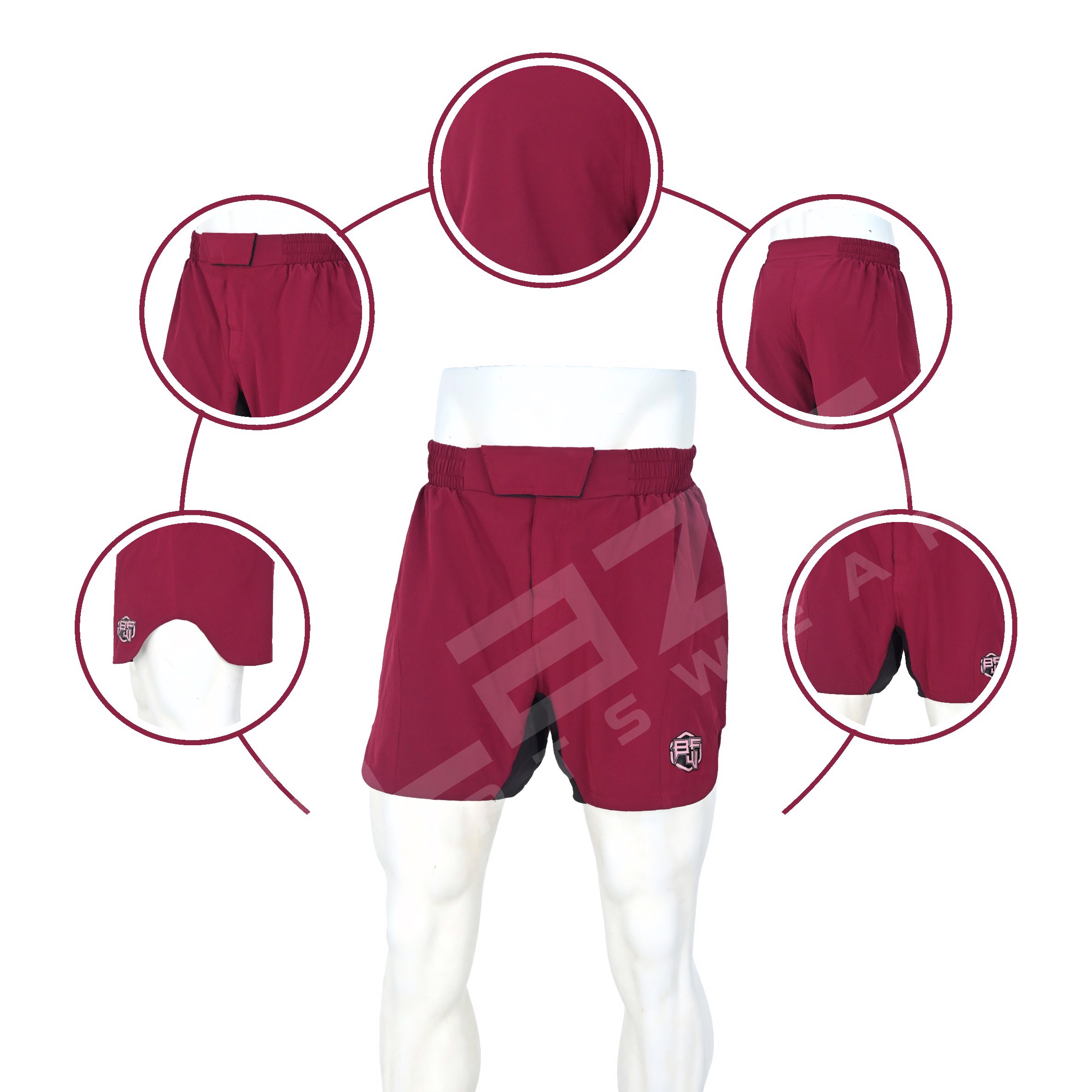 OEM Gym Shorts Custom Compression Sweat Training Workout Fitness Athletic Sports Men - view 7