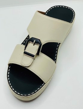 Hand Made Cow Plain Leather Custom White All Sizes Available 