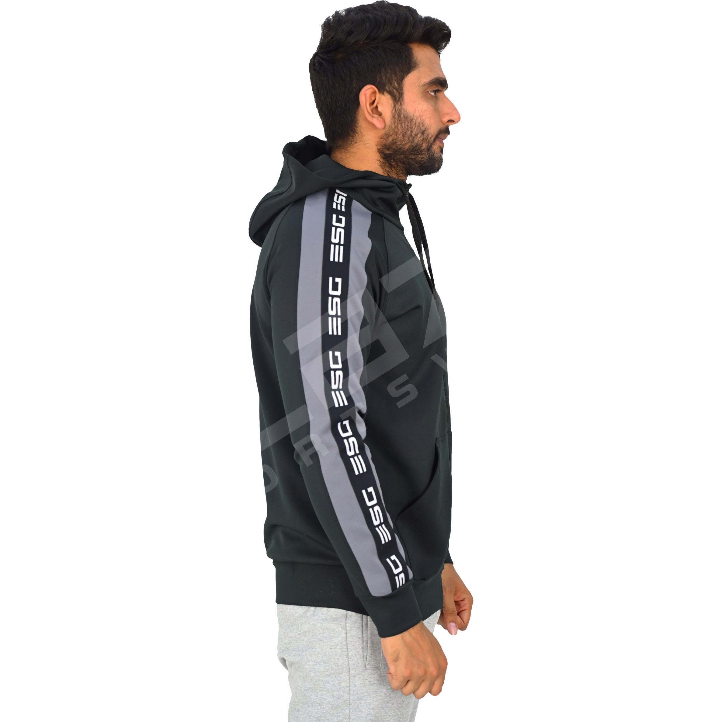 Tailor-made Design Logo Mens  Fashion Long Sleeve Blank Pullover Cotton Hoodie Quantity Print OEM