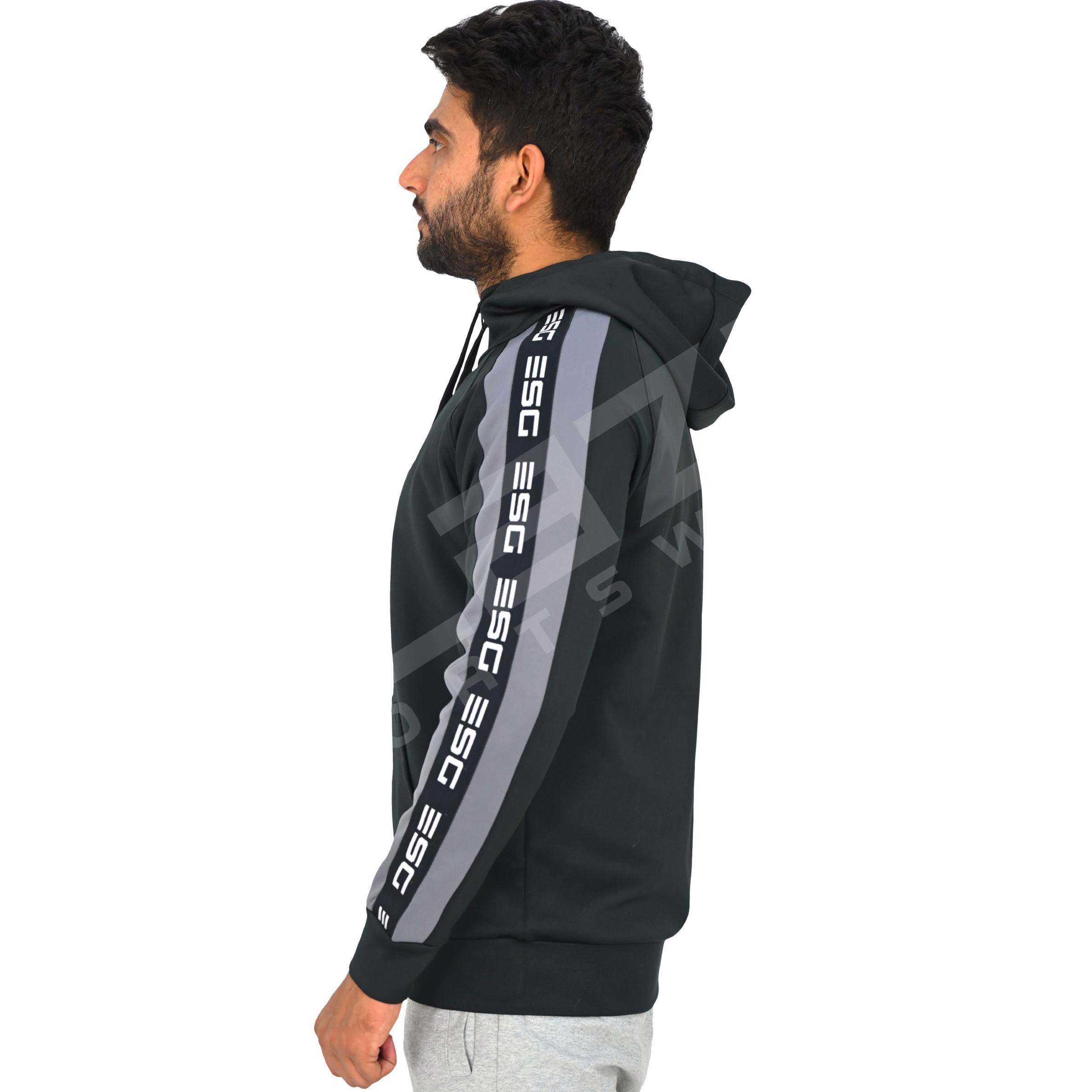 Tailor-made Design Logo Mens  Fashion Long Sleeve Blank Pullover Cotton Hoodie Quantity Print OEM - view 2