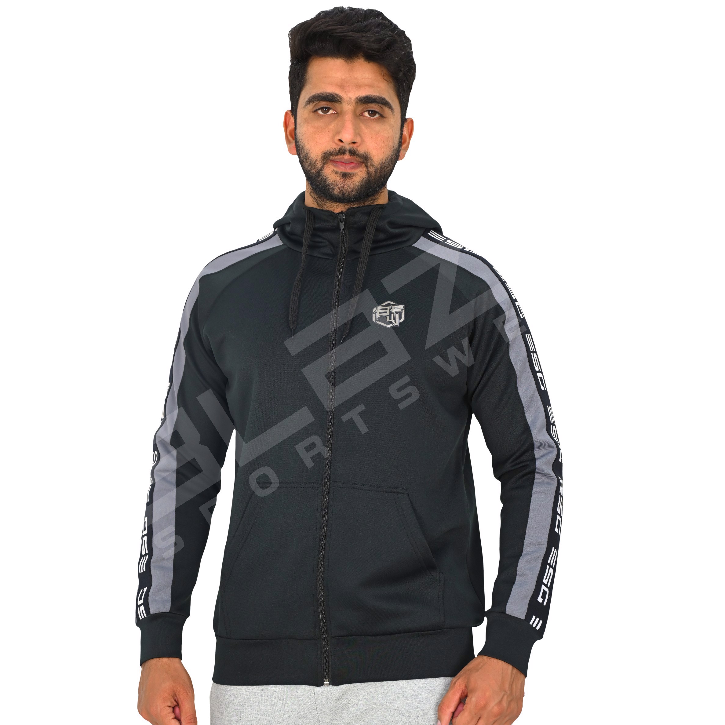 Tailor-made Design Logo Mens  Fashion Long Sleeve Blank Pullover Cotton Hoodie Quantity Print OEM - view 4