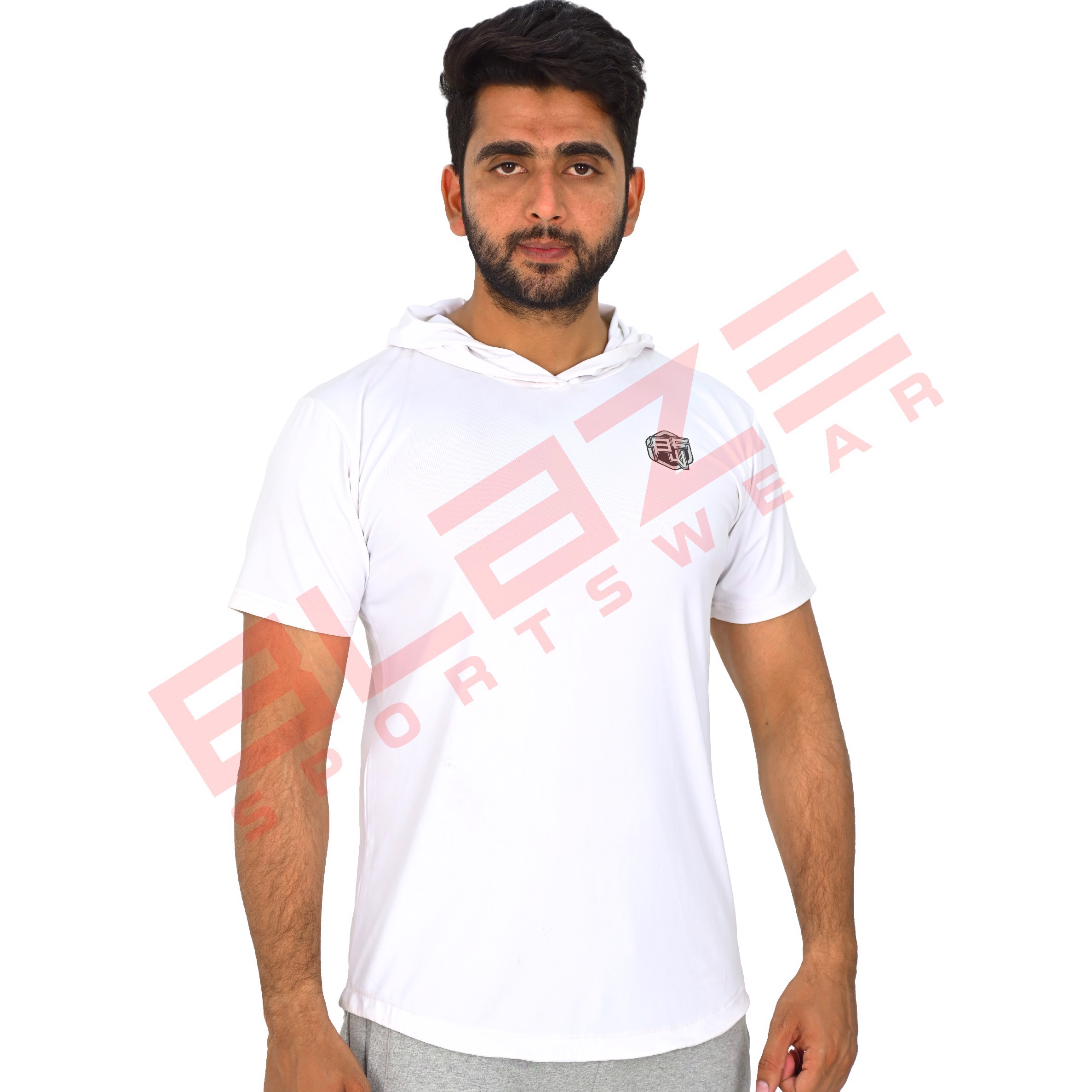 New Custom Design Logo Mens  Fashion Long Sleeve Blank Pullover Cotton Hoodie Quantity Print OEM  - view 4