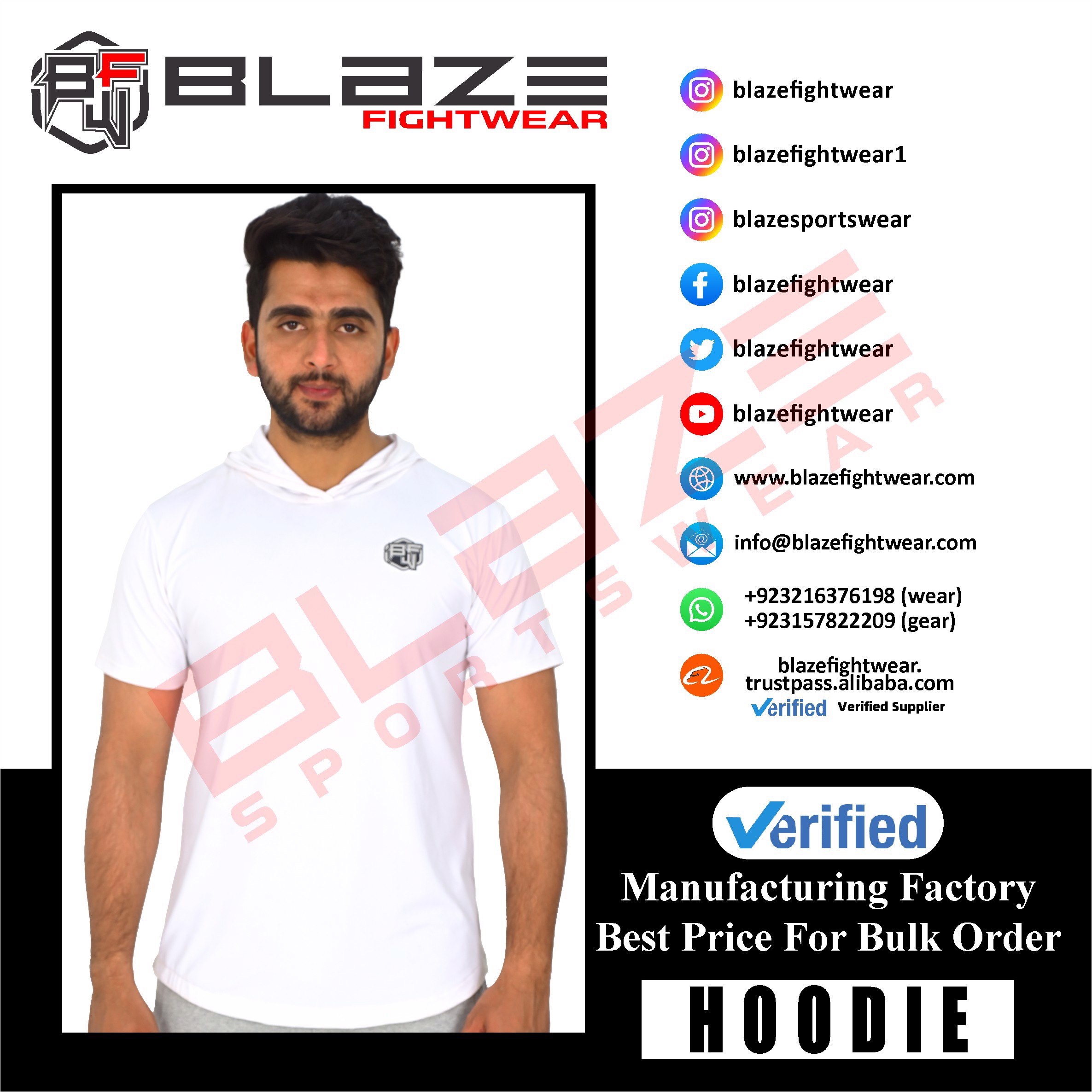 New Custom Design Logo Mens  Fashion Long Sleeve Blank Pullover Cotton Hoodie Quantity Print OEM  - view 9