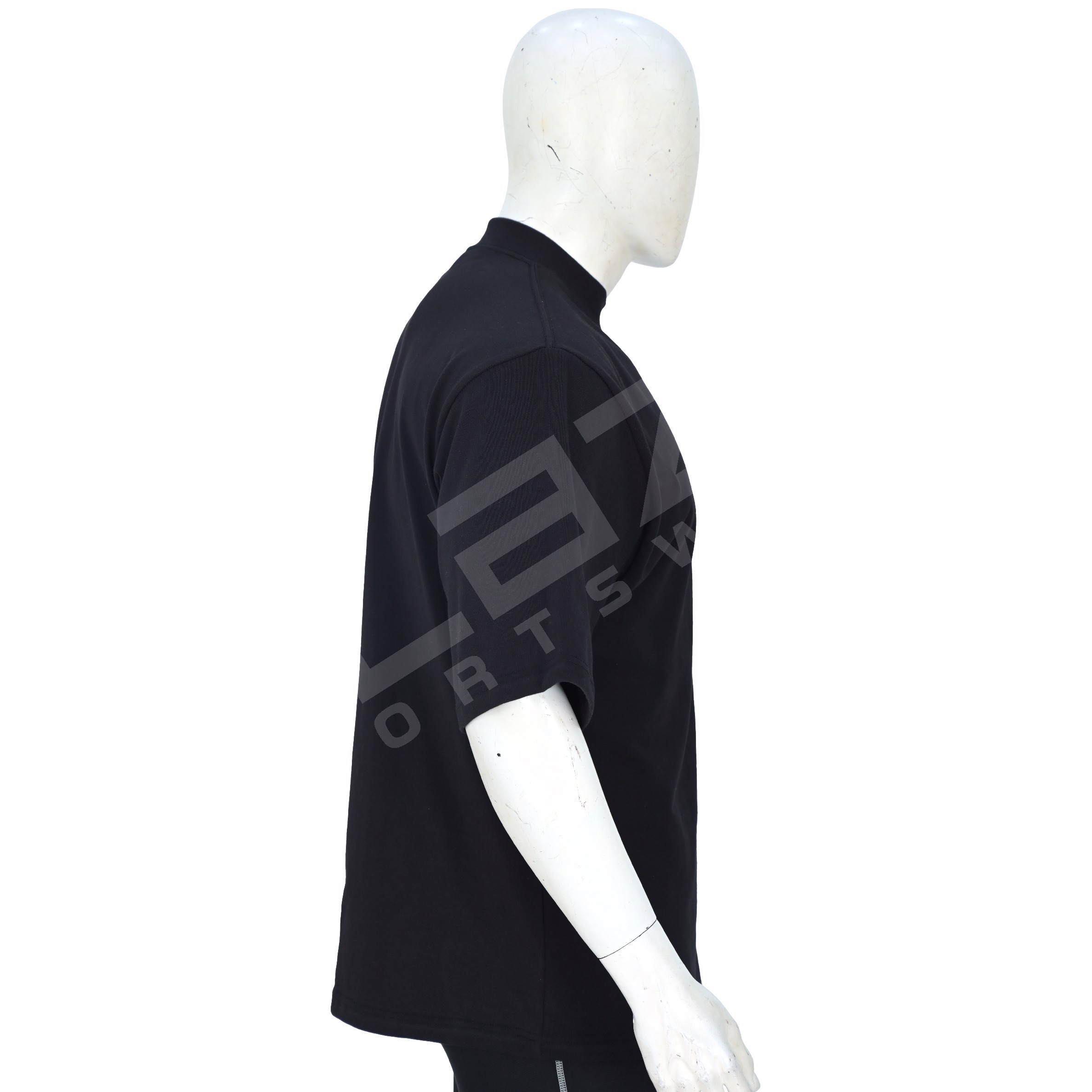customized  cotton T-shirt regular fit oversize drop shoulder T shirt 100% cotton regular cut - view 2