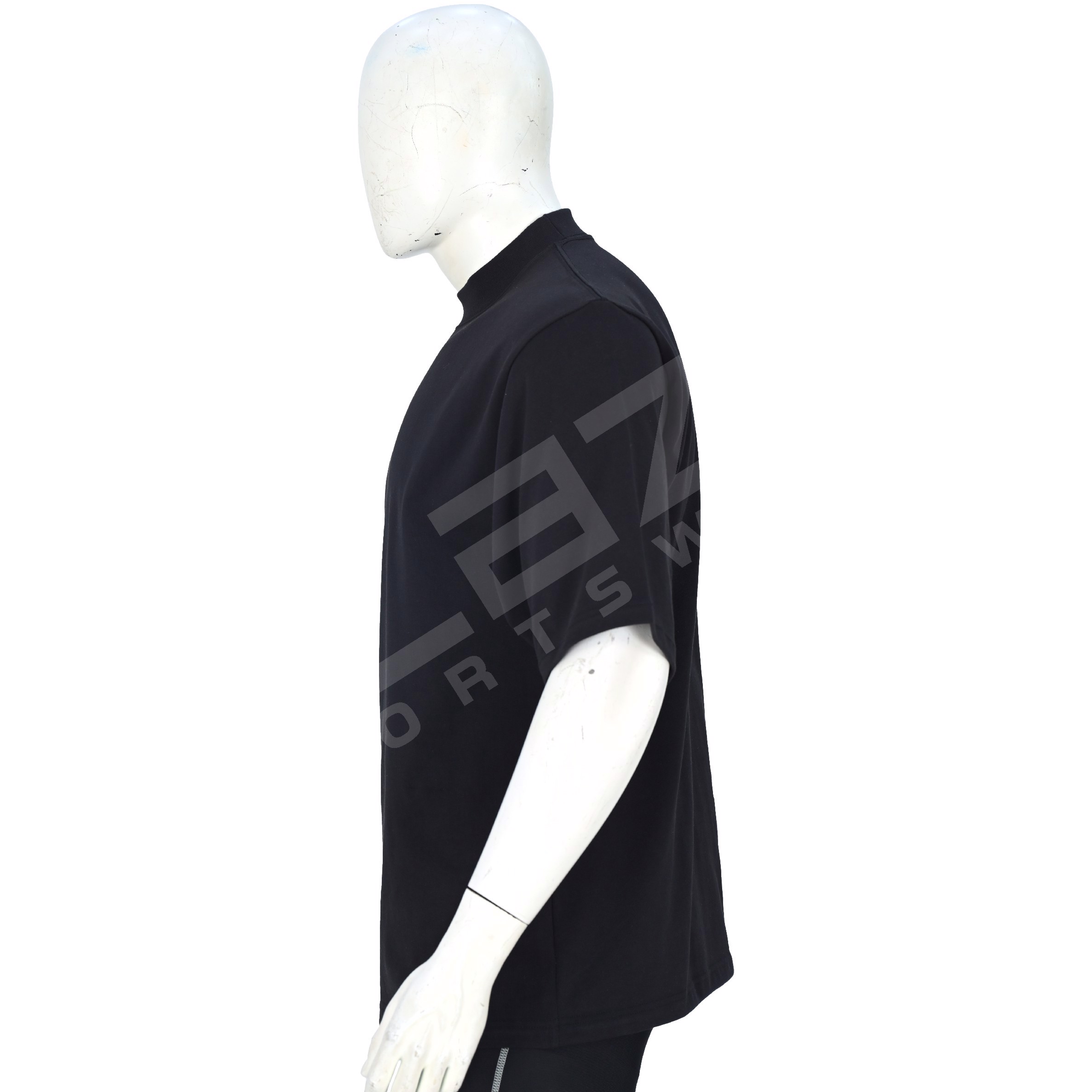 customized  cotton T-shirt regular fit oversize drop shoulder T shirt 100% cotton regular cut - view 4