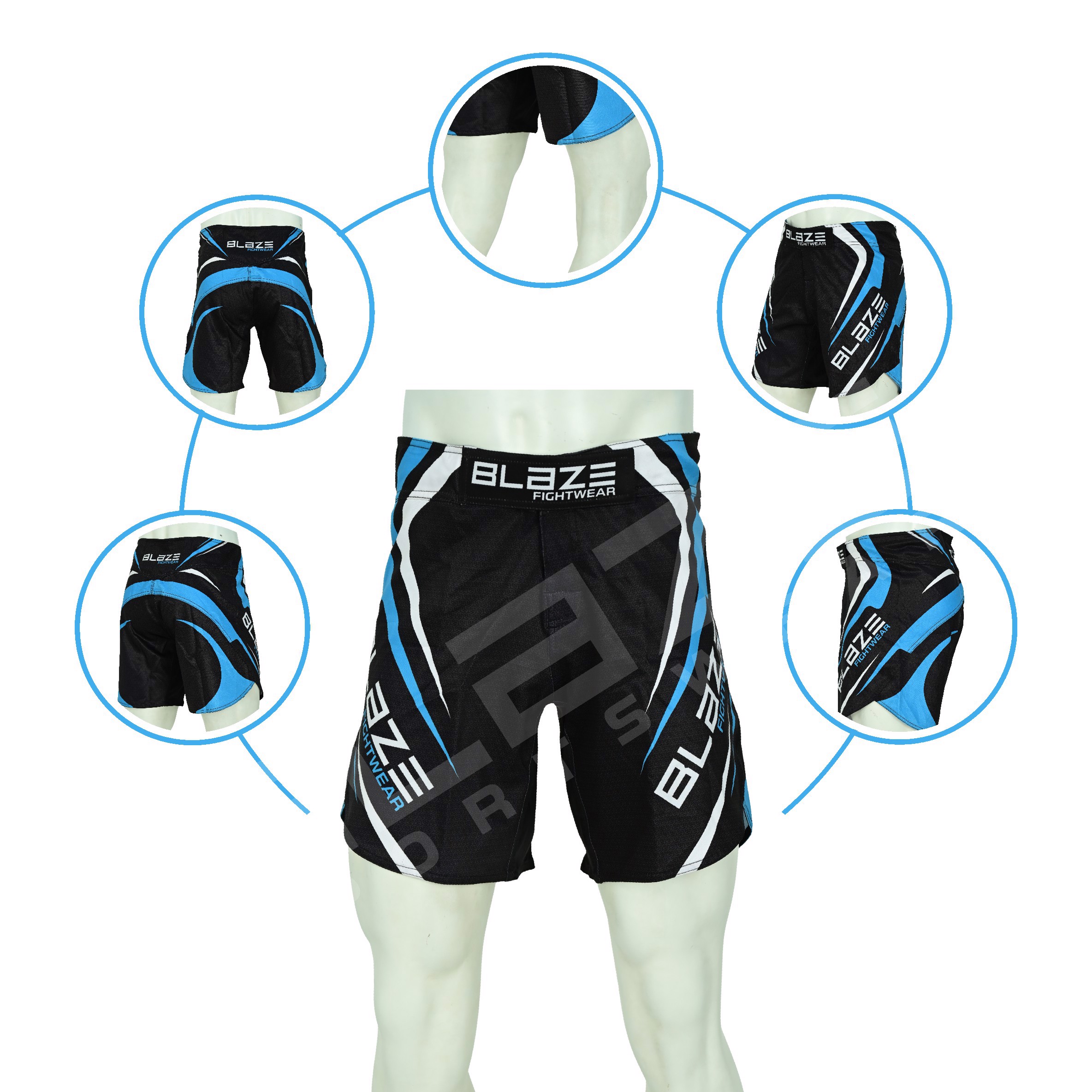 Customize MMA Shorts Durable and Lightweight BJJ Fight Wear Four Way Stretch No Gi Training Short - view 7