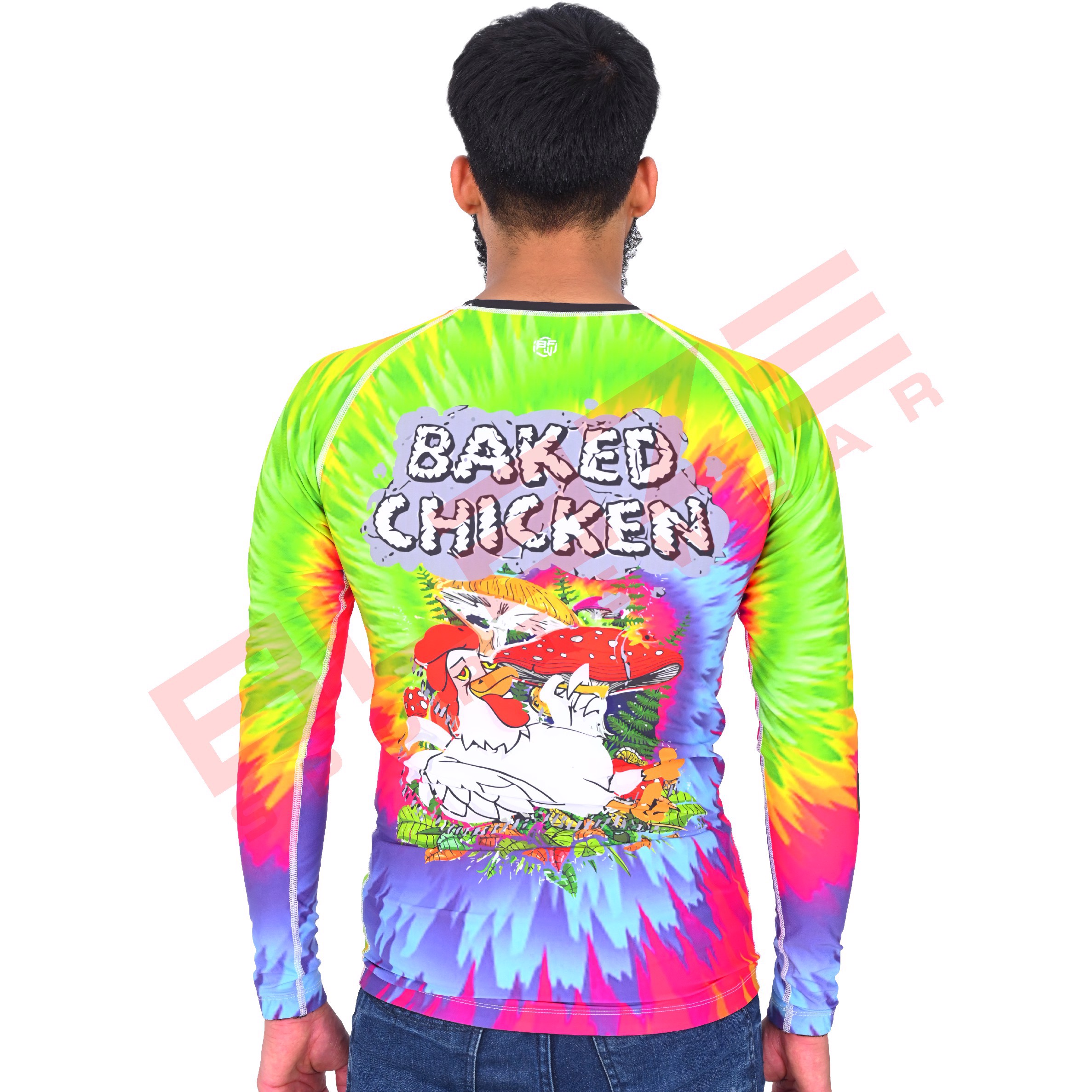 MMA Rash Guard full Sleeve Rash Guard OEM Sublimation printed High Quality BJJ Rash guard breathable - view 5