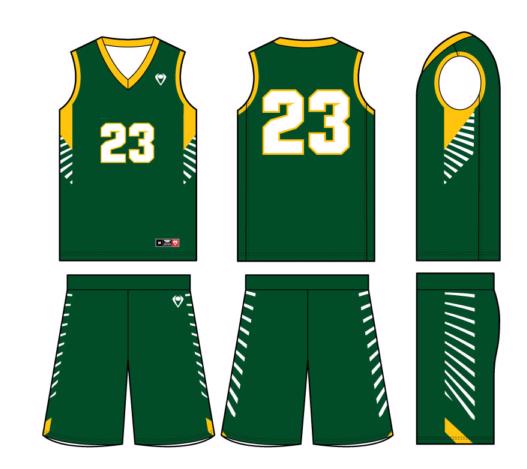 Customized Sublimation Basketball Uniform Kits - view 28