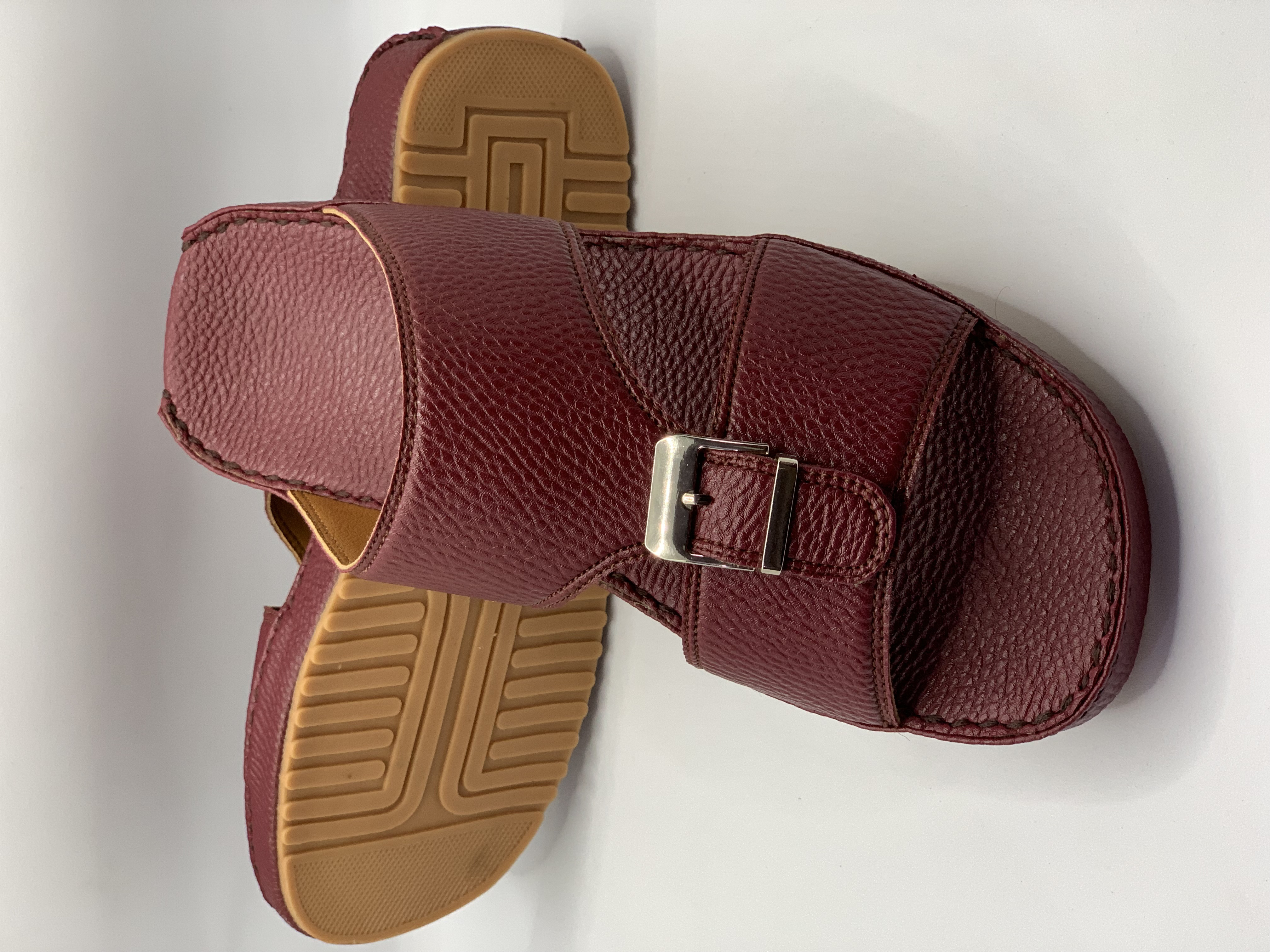Hand Made Synthetics Leather T-shape Customized Brand Slippers - view 2