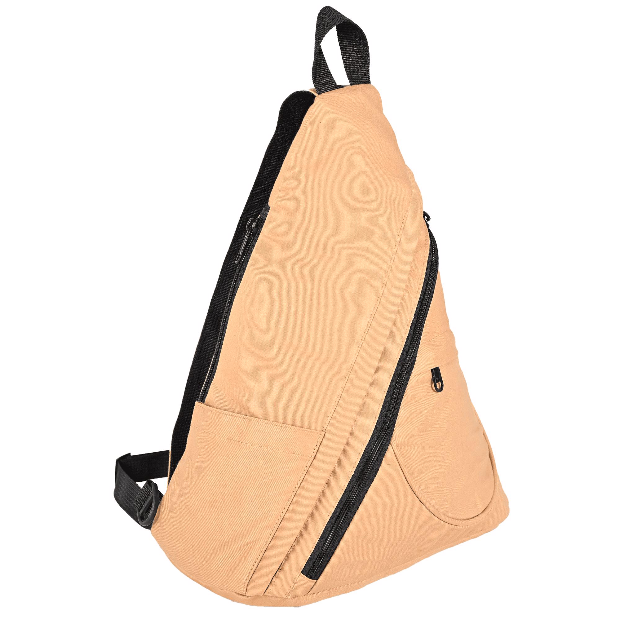 sling bag with multi quick acess pockets 100% cotton canvas 16 oz for adults mens womens - view 6