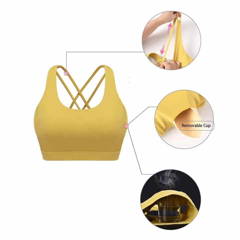 Fashion custom women running yoga bra top fitness sportswear - view 3
