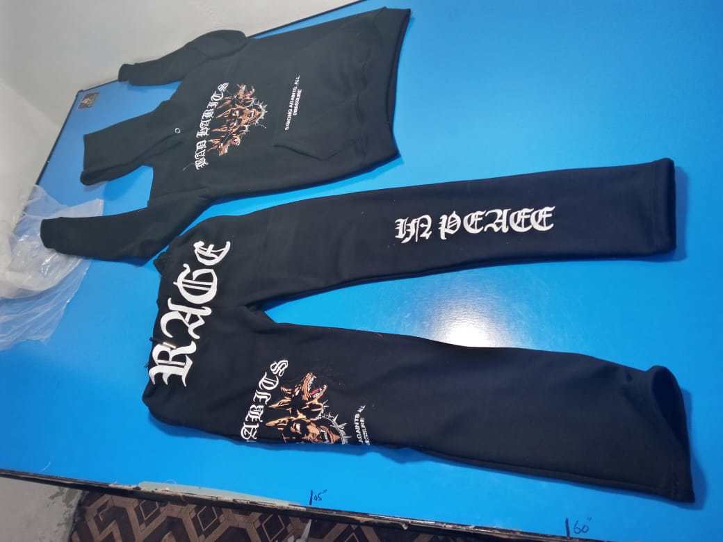 Tracksuit Fleece 350 GSM Sublimation Custom Design Custom Features