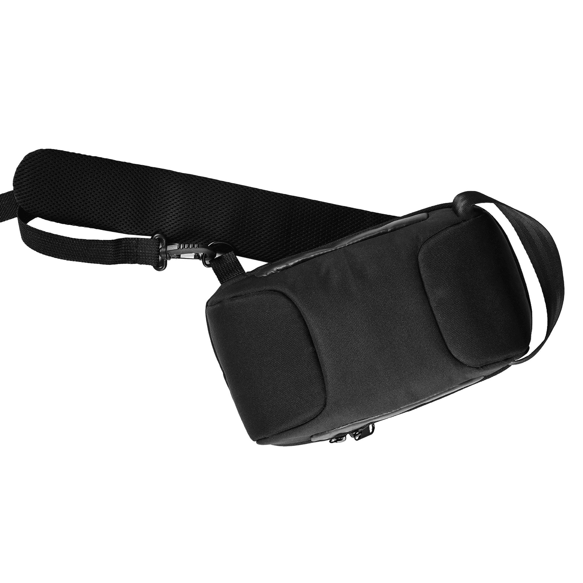 crossbody sling bag with stylish cuts waterproof 600D cardura for unisex - view 5