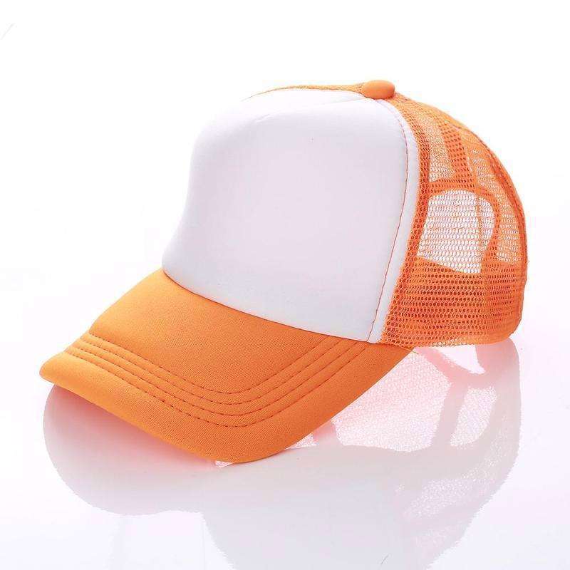 Custom Logo Embroidery trucker cap Solid Color baseball hat 5 panel cap