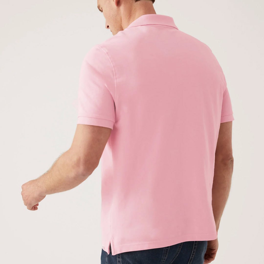 Superior Quality Cotton Polo Shirt featuring your personalized embroidery design - view 2