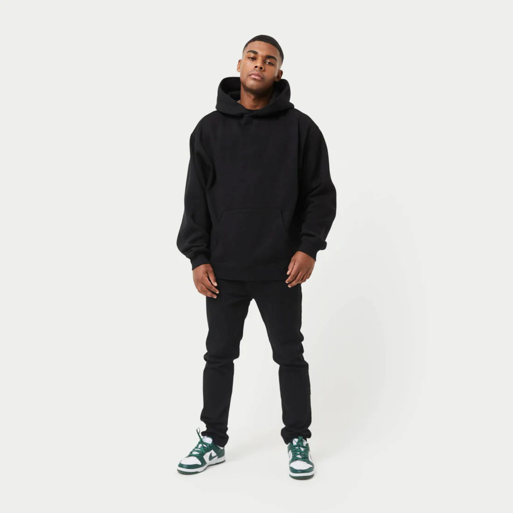 High Quality OEM Plain Heavyweight Fleece Logo Printed Cotton Oversize Custom Unisex Hoodies Mens  - view 5