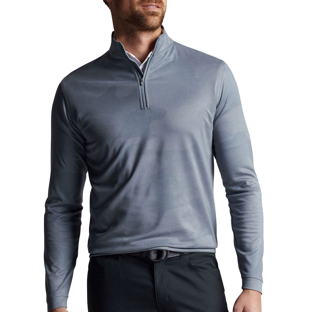 Wholesale Custom Premium Quick Dry Camo 1/4 Zip Pullovers Quarter Zip Pullover half zip sweatshirt
