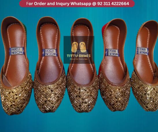 Ladies Hand Made Leather Shoes Khussa