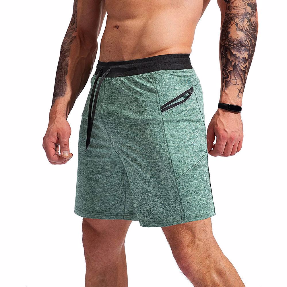 Wholesale stock beach shorts polyester men running shorts