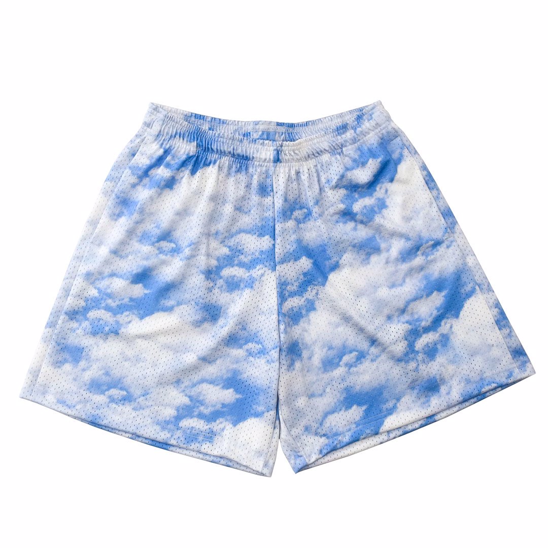 Wholesale Custom Logo Classic Mens Polyester Mesh Basketball Shorts with Pockets Shorts for men - view 4