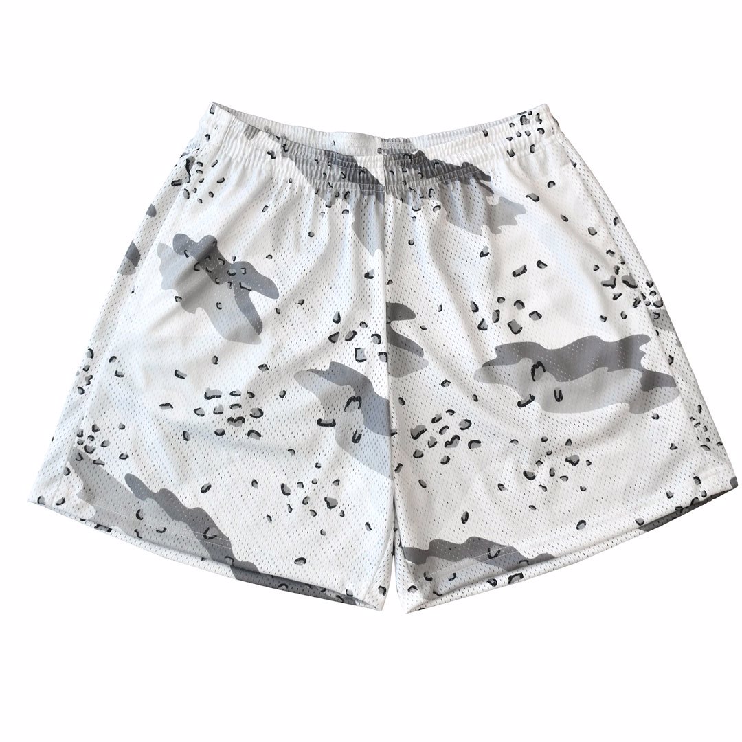 Wholesale Custom Logo Classic Mens Polyester Mesh Basketball Shorts with Pockets Shorts for men