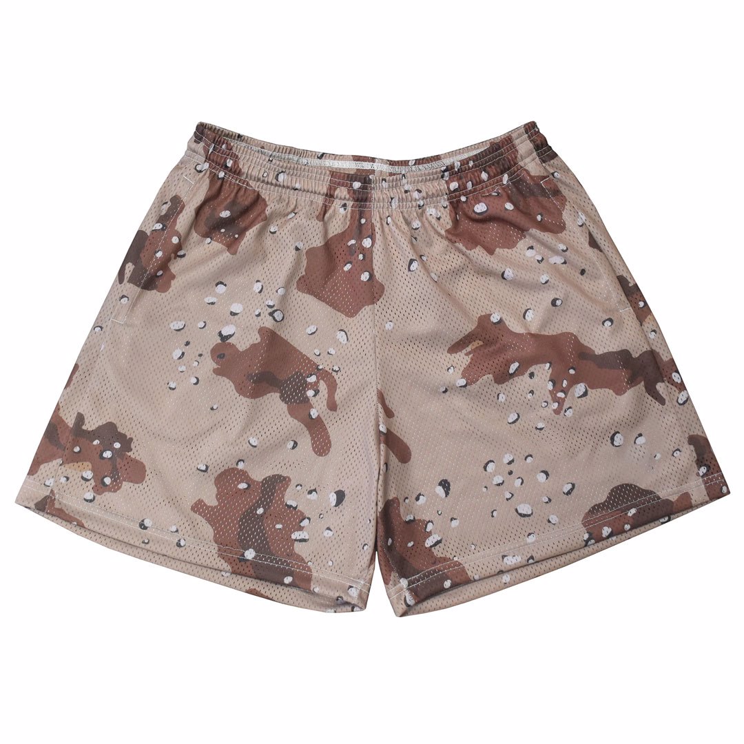 Wholesale Custom Logo Classic Mens Polyester Mesh Basketball Shorts with Pockets Shorts for men - view 2