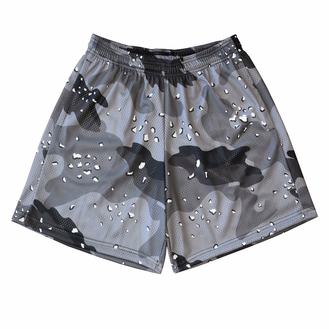 Wholesale Custom Logo Classic Mens Polyester Mesh Basketball Shorts with Pockets Shorts for men - view 3