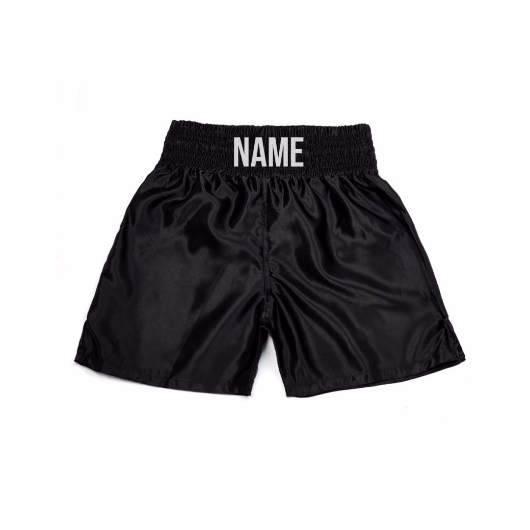 Custom Logo Blank Plain Boxing Shorts Wholesale Men Boxing Shorts