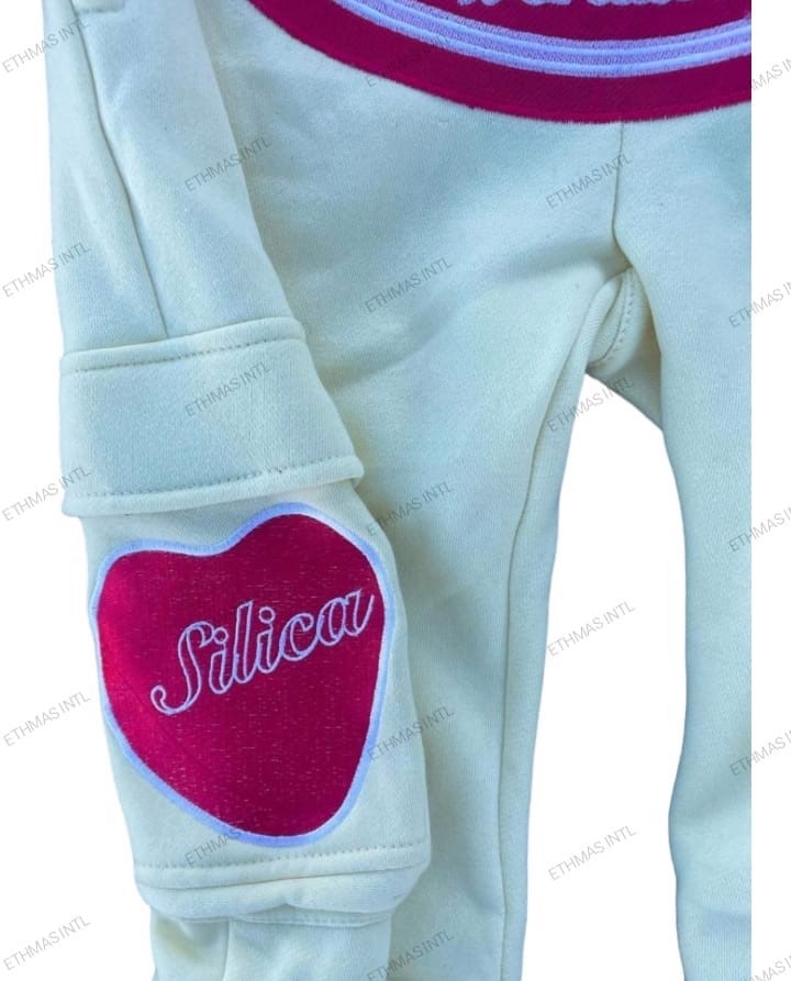Customized Embroidery Cargo Sweatpant  - view 10