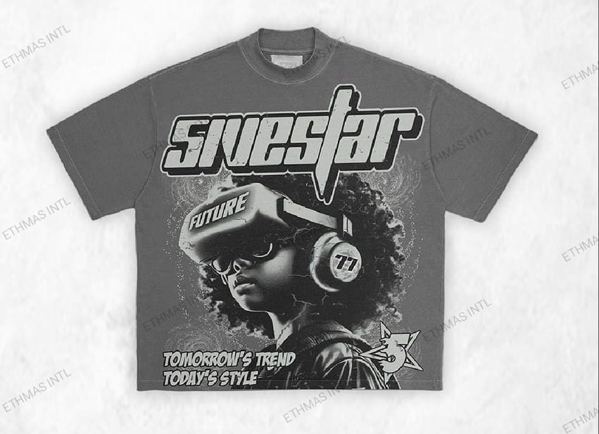 Customized Oversize DTG French Terry Tshirt - view 9