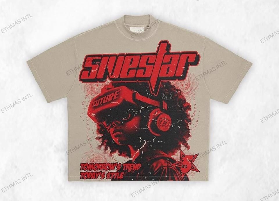 Customized Oversize DTG French Terry Tshirt - view 11