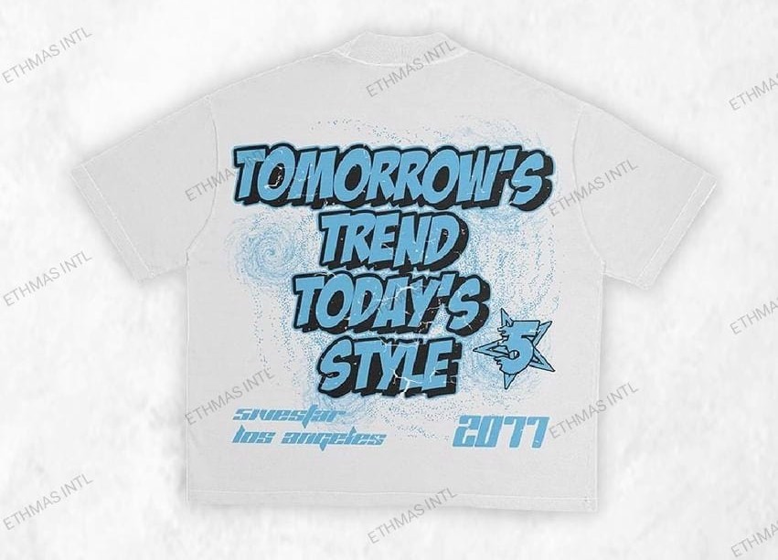 Customized Oversize DTG French Terry Tshirt - view 12