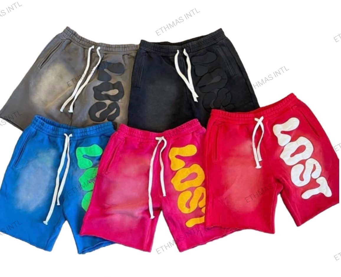Customized Sun Fade Puff Men Puff Print Shorts