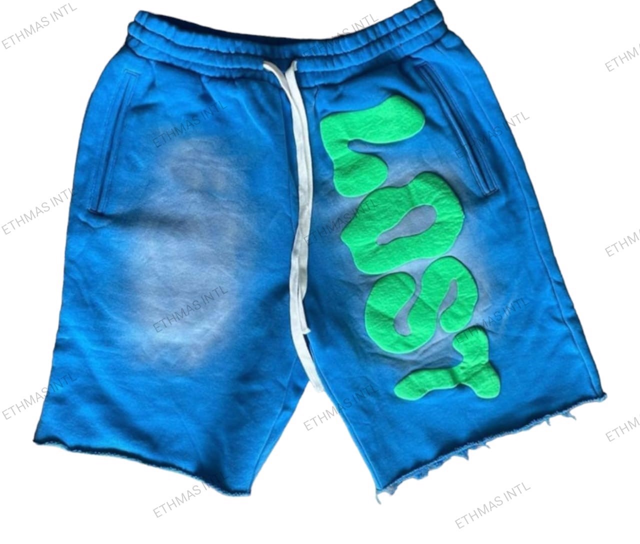 Customized Sun Fade Puff Men Puff Print Shorts - view 4