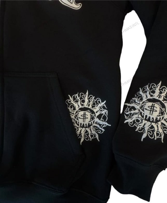 Customized Unisex Screen Embroidery Cotton Fleece Hoodies - view 2