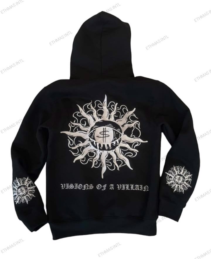 Customized Unisex Screen Embroidery Cotton Fleece Hoodies - view 3
