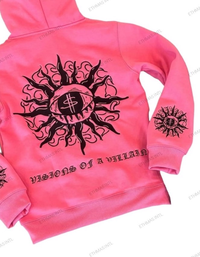 Customized Unisex Screen Embroidery Cotton Fleece Hoodies - view 13