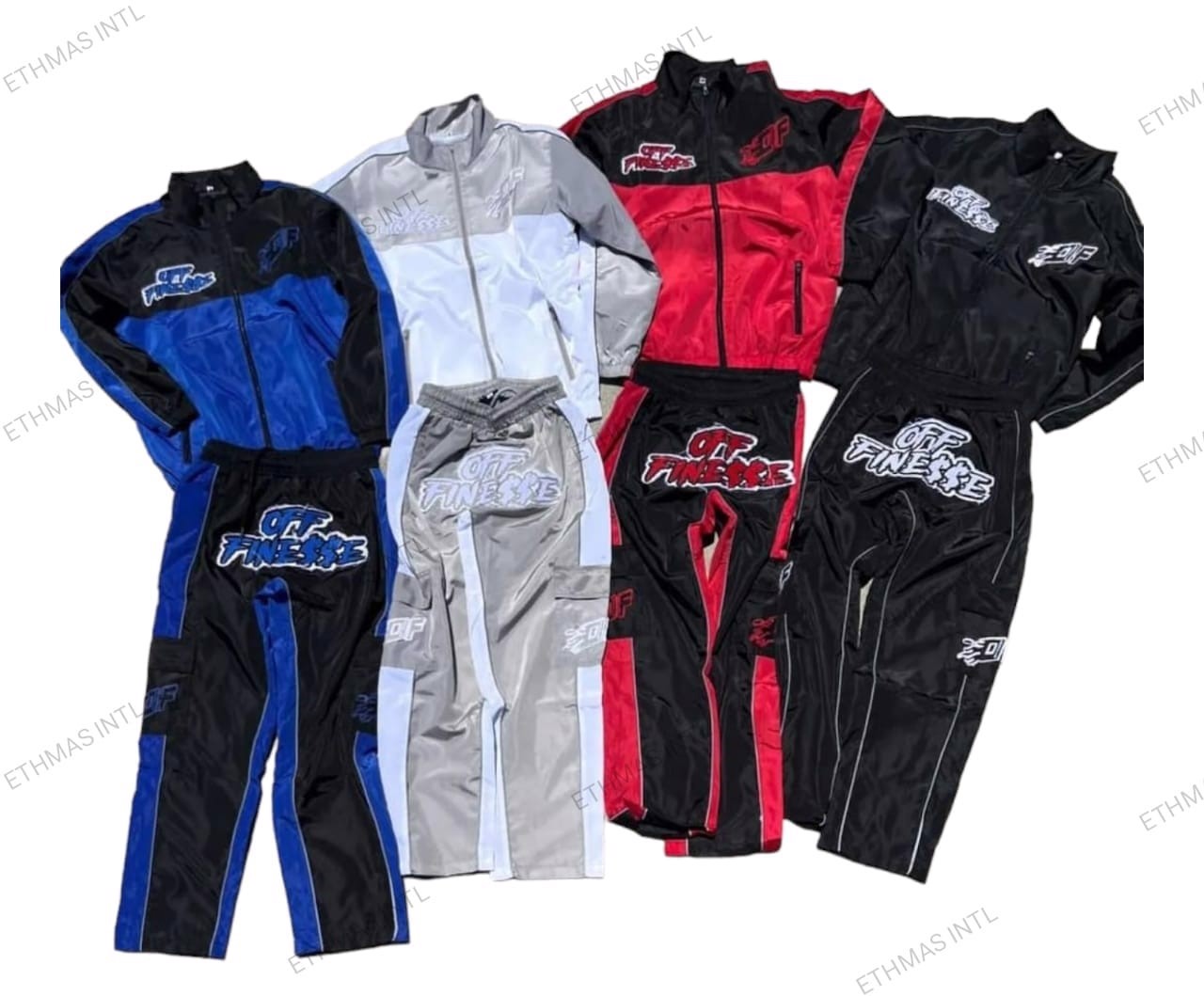 Customized Embroidery Windbreaker Polyester Dry&Fit Tracksuits 