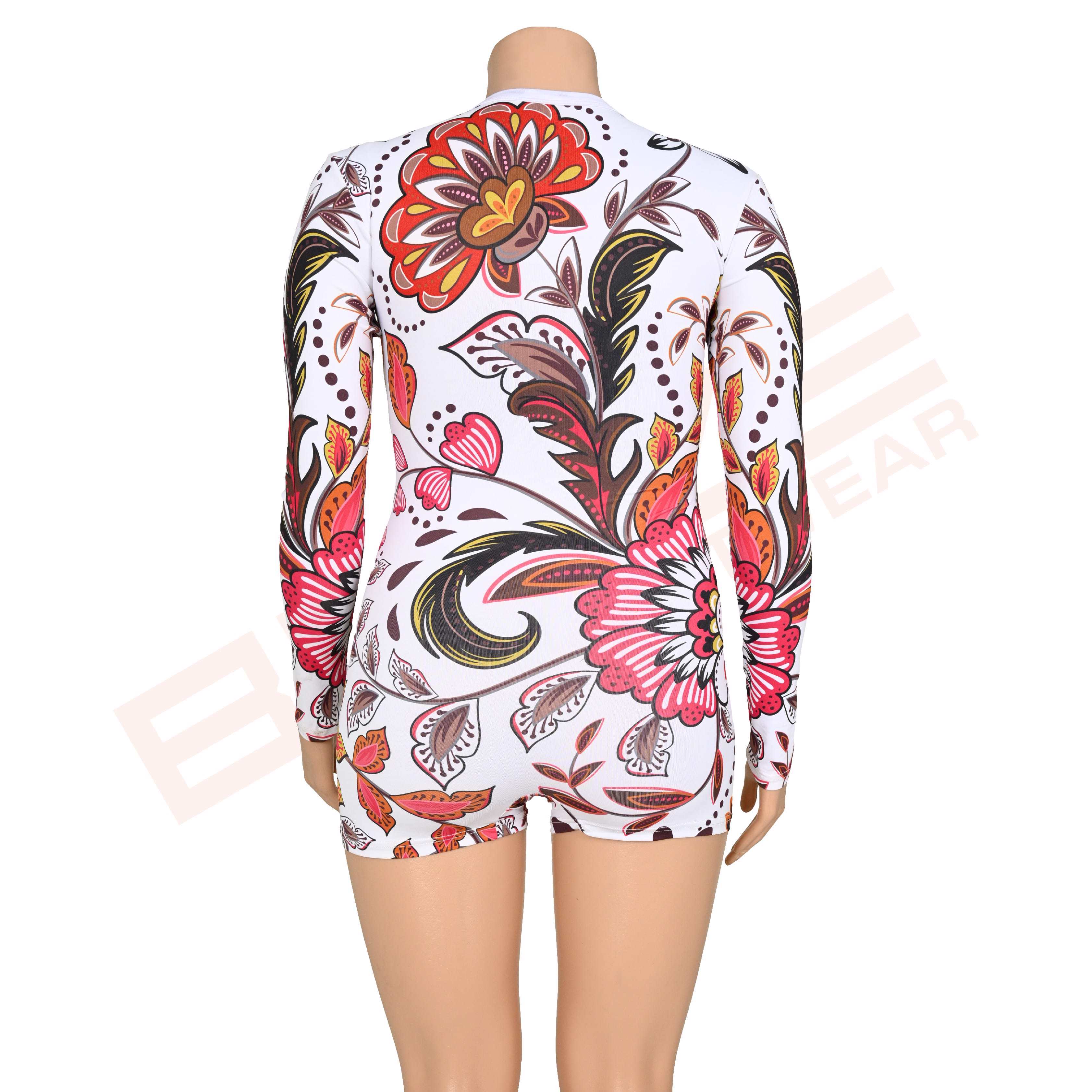 customized Hot selling jumpsuit romper playsuit overalls bodysuit women plus size jumpsuit - view 3