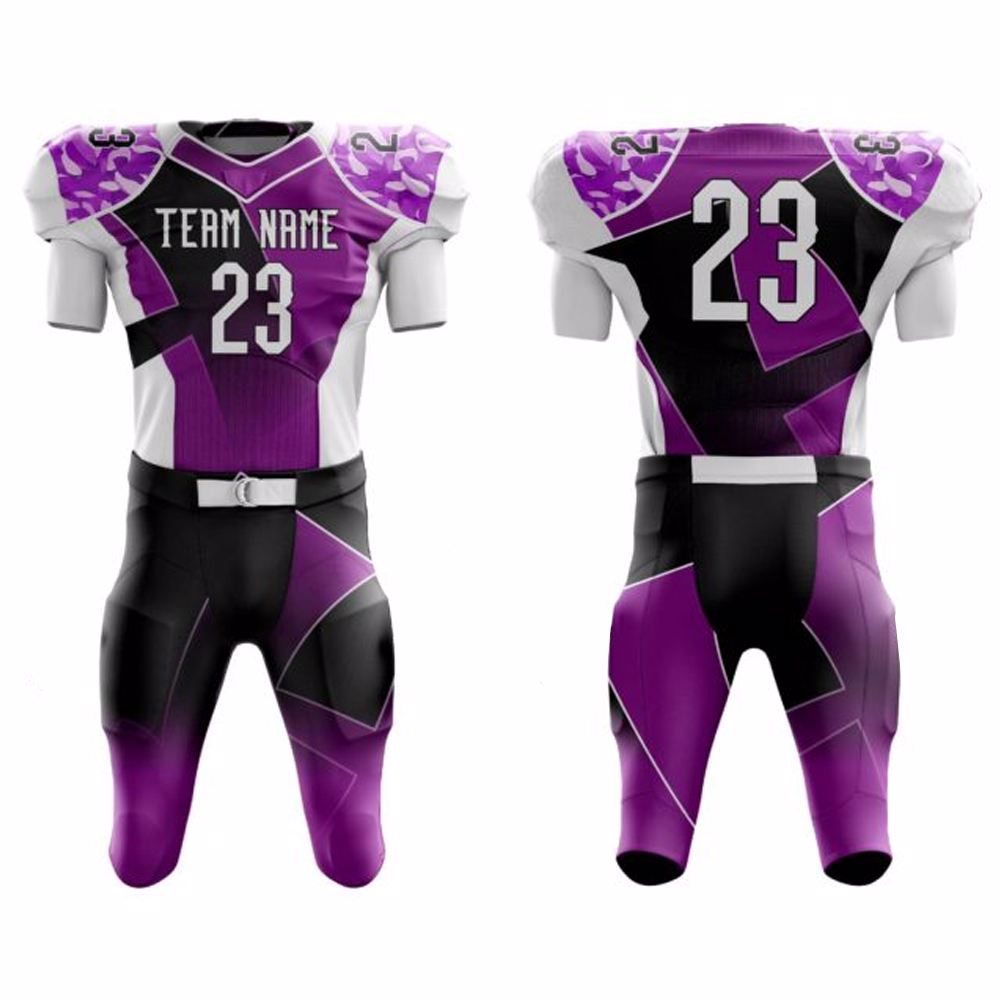 Wholesale Unique Quality Customized American Football Uniform - view 3