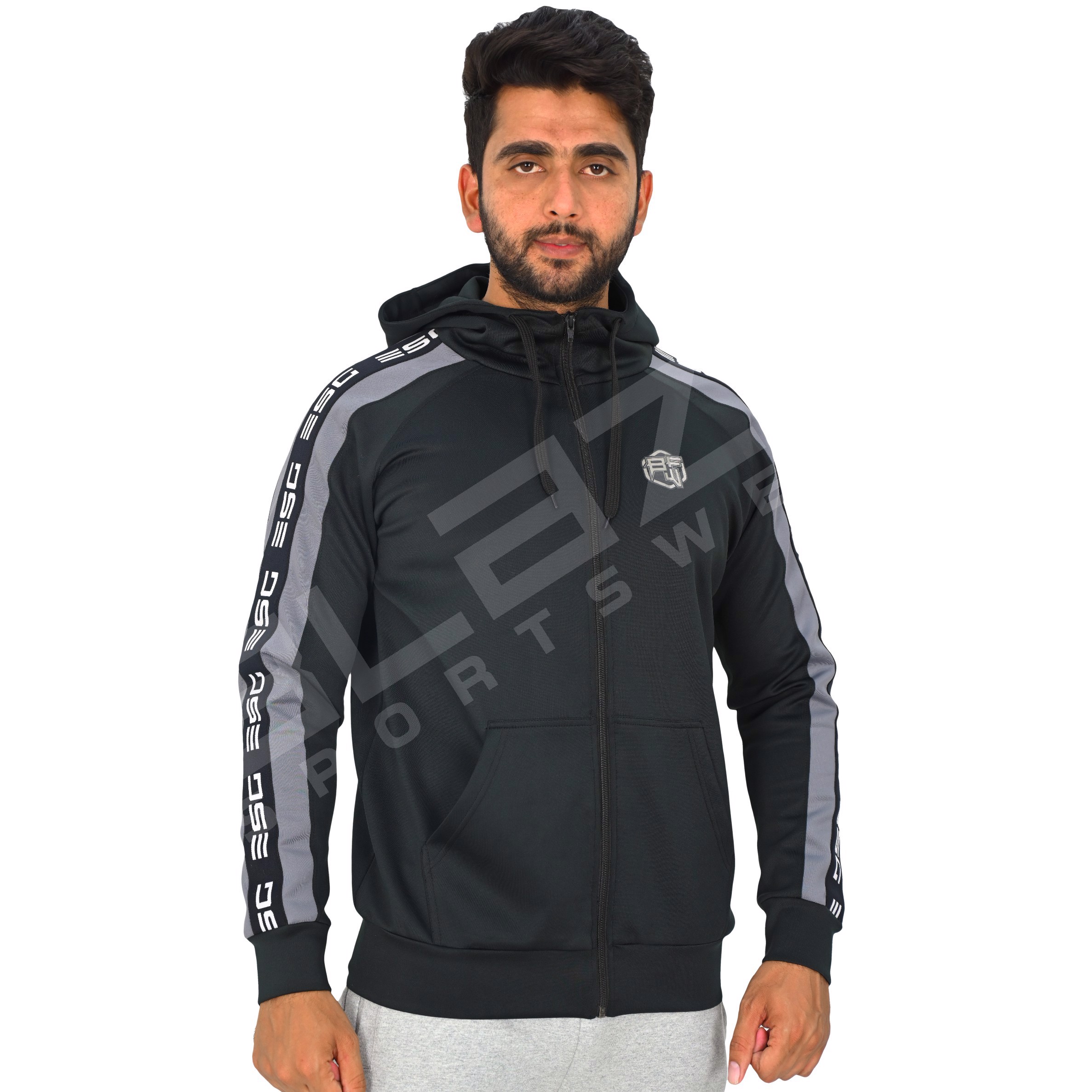 New Custom Design Logo Mens  Fashion Long Sleeve Blank zipper Cotton Hoodie Quantity Print OEM  - view 8
