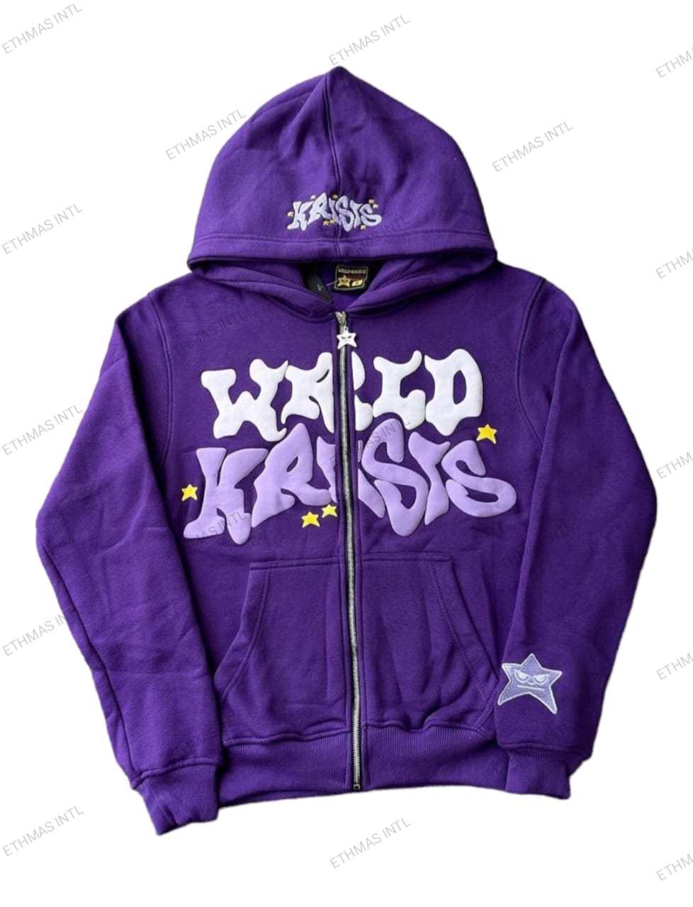 Customized Cotton Fleece Puff Hoodies - view 5