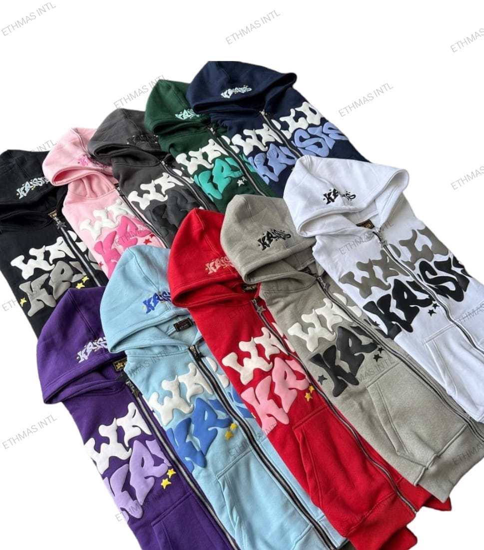 Customized Cotton Fleece Puff Hoodies - view 11