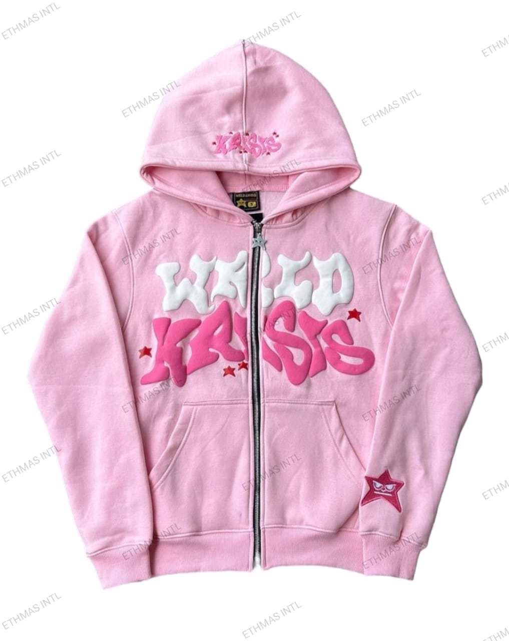 Customized Cotton Fleece Puff Hoodies - view 13