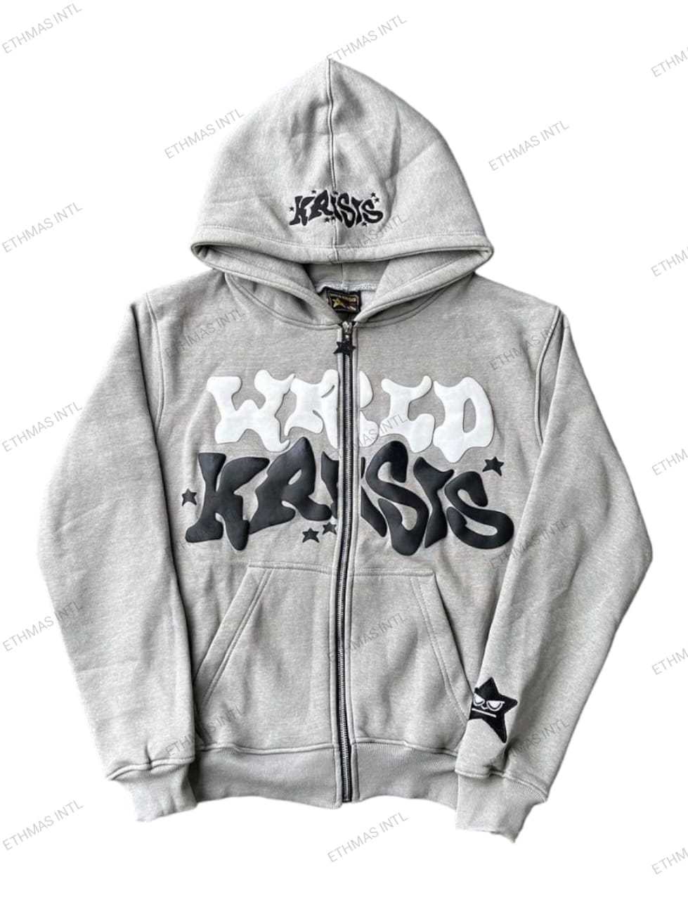 Customized Cotton Fleece Puff Hoodies - view 14