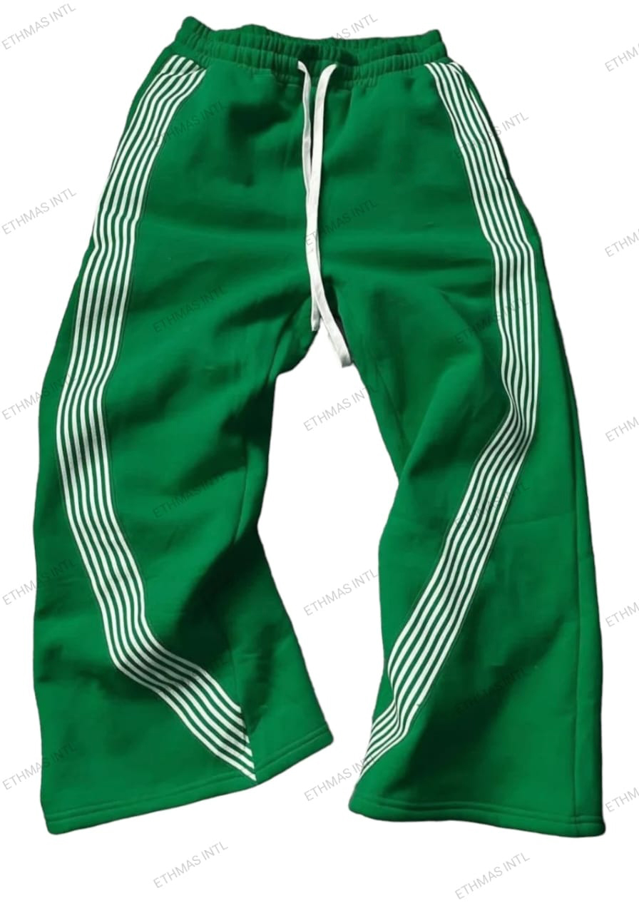 Customized Cotton Fleece Wide Bottom Pants - view 8